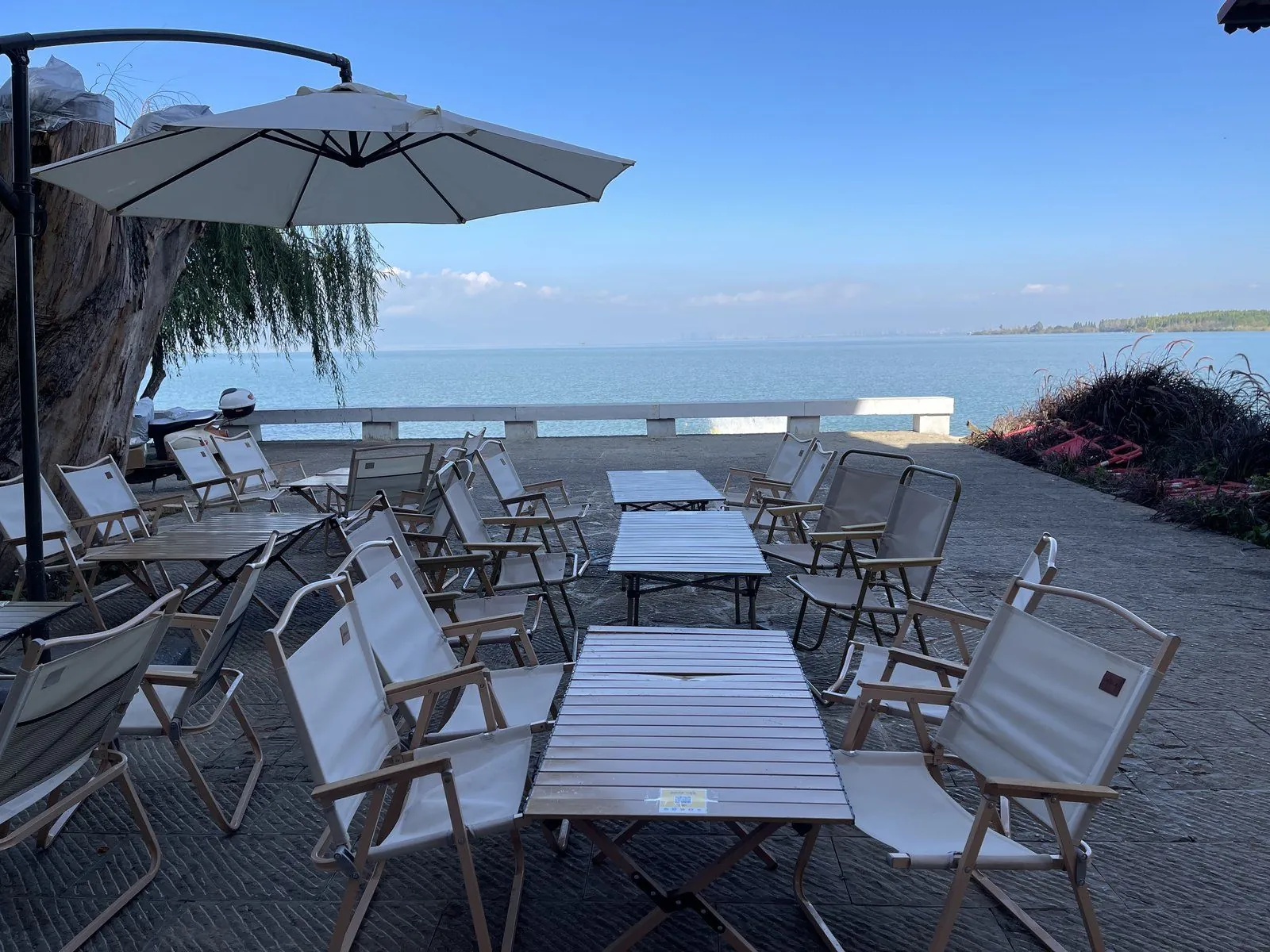 Seaside view with TOPSUN gear