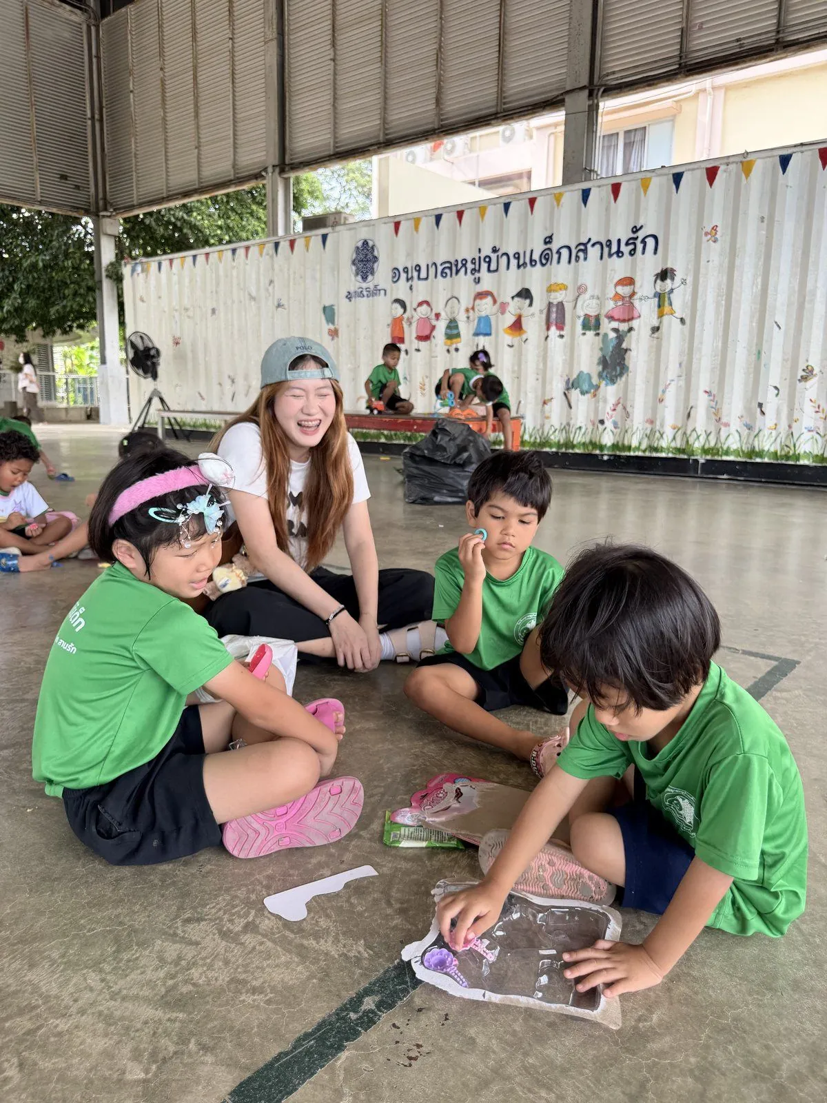 TOPSUN community outreach with left-behind children